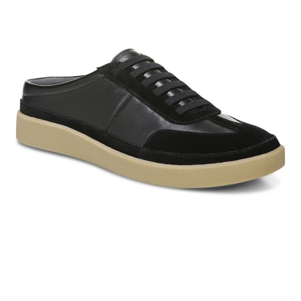 VionicThrive Black and Tan Slip-On Sneakers Size 10